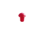 Mushroom impact guard | ( plastic ) | for twine pole  20 - 35 mm red